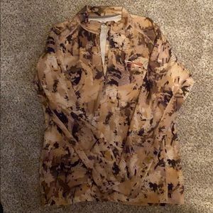 Sitka heavyweight Merino half-zip